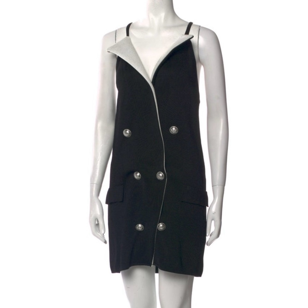 Balmain
Square Neckline Mini Dress
Size: M | US8, FR40